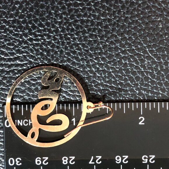 Gold AB Rhinestone Heart Necklace Cuban Link Chain Bracelet Set + 2 Earrings - Picture 7 of 13